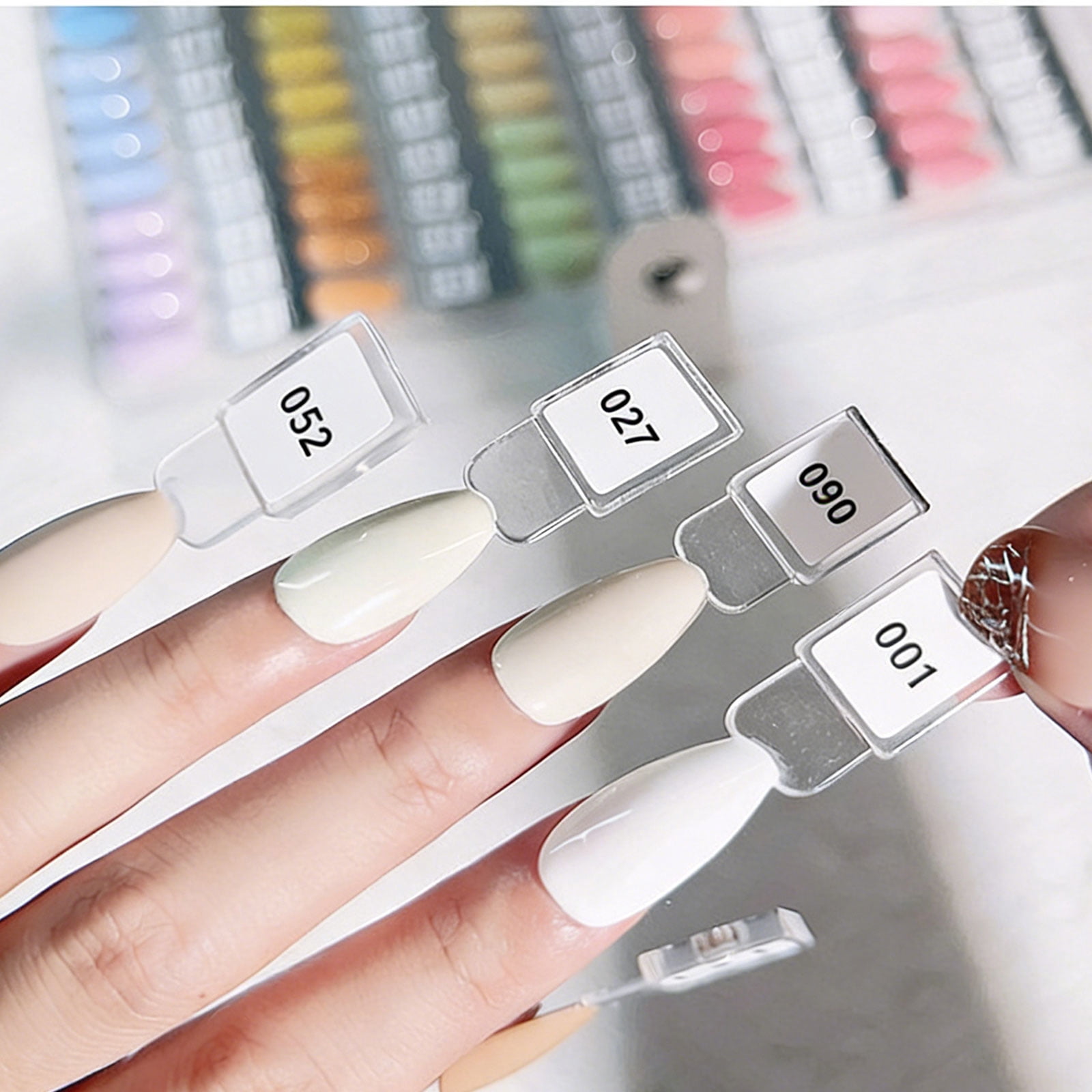 Organized Nails Swatches Book Systems for Professional and Enthusiasts Including Numbered Tips