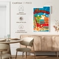 thumbnail image 5 of Elephant Stock Havana Tourism Vintage Poster Wall Art - Vertical Canvas Wall Art - Living Room Wall Decor - Places Canvas - Beige And Orange Decor - 32" x 48", 5 of 8