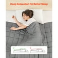 thumbnail image 2 of KFFKFF Weighted Blanket, 25 lbs, 88 x 104 in King Size, Cooling Breathable Heavy Blanket with Glass Beads, All-Season Use, Suitable for 250-310 lbs Adults, 2 of 9