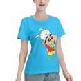 thumbnail image 2 of T-Shirt Basique à Manches Courtes pour Femmes Crayon Shin Chan, 2 of 6