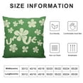 thumbnail image 5 of Nawypu  St Patricks Day Lucky Clover Throw Pillow Cover Farmhouse Shamrock Decoration, 5 of 5