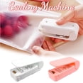thumbnail image 1 of Bag Sealer Portable Mini Sealing Machine Plastic Sealing Machine Snack Plastic Bag Sealing Machine Household Hand Pressure Heat Sealing Machine Mini Bag Sealer for Chip, Plastic Bags Food Storage, 1 of 5