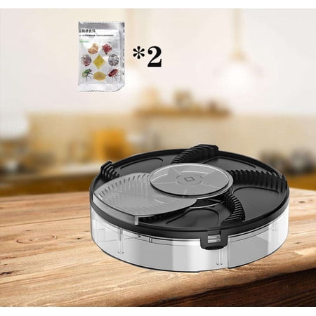 USB Flycatcher With Baits Electric Fly Trap USB Insect Pest Catching Safety Insect Pest Flytrap For Kitchen Home Garden