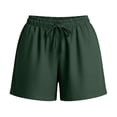 thumbnail image 6 of KPOPLK Running Shorts for Women Quick Dry High Waisted Athletic Short Workout Gym Shorts with Pockets Size XXXL,Dark Green, 6 of 8