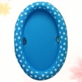 thumbnail image 3 of Piscina inflable portátil y plegable para mascotas, para perros y gatos, con colchón flotante, color azul, 3 of 5