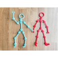 thumbnail image 6 of Clever Contraption Flexible Fidget Stick Figures – 8" Tall Articulating Novelty Toys | Set of Poseable Stress Relievers, 6 of 9