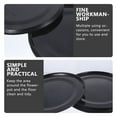 thumbnail image 6 of CIMAXIC 6Pcs Plastic Plant Trays Black Round Saucer for Flower Pots Indoor Use, 6 of 6