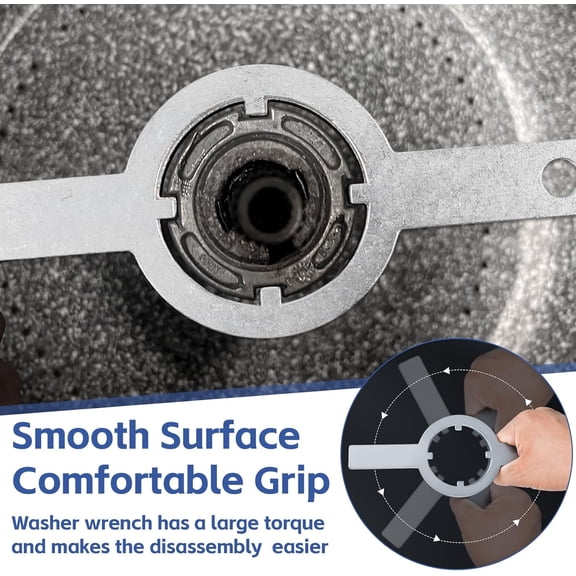 Spanner Wrench for Kenmore for Whirlpool Washer Steel 21366 Wrench Spanner Tub Nut Tool for Washer Machine Repair & Maintenance$$Tools & Hardware Other