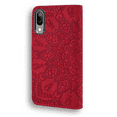 thumbnail image 3 of Galaxy A10 Case, Galaxy M10 Case Wallet, Alltech Mandala Embossed PU Leahter Folio Kickstand Cards Holder Shockproof Protective Wallet Cases Cover for Samsung Galaxt A10, Galaxy M10, Red, 3 of 13