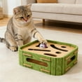 thumbnail image 5 of Interactive Cat Scratching Board Puzzle with Nail File for Indoor Play and Grooming Enrichment Toy, 5 of 5