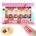 thumbnail image 2 of Set 12 Labiales líquidos en forma de paleta, gloss, tintura labial., 2 of 3