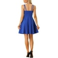 thumbnail image 3 of INSPIRE CHIC Women's Homecoming Dress with Triple Straps Backless Sleeveless Cocktail Dress XS Royal Blue, 3 of 6
