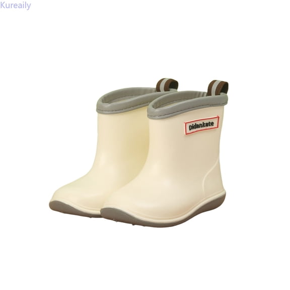 Kureaily Kids Rain Boots For Boys Toddler Lightweight Comfortable Soft Sole Casual Outdoor Play Shoes For Daily Use Spring Summer Fall 6-12 Months