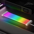 thumbnail image 3 of COOLMOON ARGB LED Strip Light Fits 8PIN 24PIN Power Cables DIY Lamp Bar Light Strip for PC Computer Case Chassis, 3 of 8