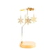 thumbnail image 4 of Portavelas giratorio,Accesorios giratorios para portavelas,Portavelas Bandeja Portavelas para té,Decoración de centro de mesa portavelas de jaula de metal,candelabros chimenea Copo de nieve, 4 of 9