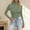 Army Green, variant on Women's Turtleneck Tops Trendy Solid Color Long Sleeve Soft Knit Casual Basic Shirts Stretchy Comfy Soft Slim Fit Blouses