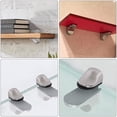 thumbnail image 5 of Soporte ajustable para estante de vidrio, soporte para estante de vidrio de 4 piezas, abrazadera de vidrio para montaje en pared, soporte para estantes de vidrio, para estante de vidrio, 5 of 5