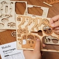 thumbnail image 3 of Rolife DIY Wood Crafts TG506 Carriage Model Kit 3D Wooden Puzzles For Kids, 3 of 6