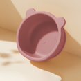 thumbnail image 5 of Silica Gel Suction Cup Bowl, Food Grade Bear Shape Cutlery, Stable Anti-Spill, Thickened Material, Microwave Safe, Refrigeration Compatible, Easy to Clean, Multiple Colors, for Daily Meals, 5 of 6