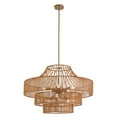 thumbnail image 3 of Medlock 8-Light Outdoor Chandelier in Burnished Brass, 3 of 6