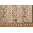 thumbnail image 6 of Casavani - 2'6"x10' Runner Area Rugs for Hallway & Stairs Handblock Printed Green Cotton Dhurrie, 6 of 7
