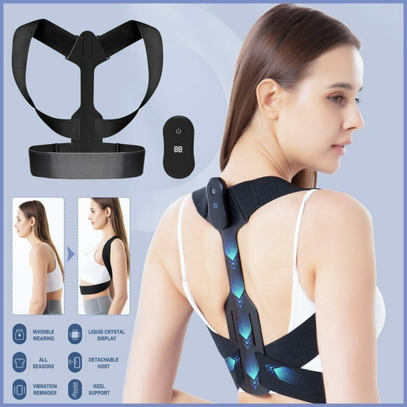 Iumwxz Intelligent Posture Correction Back Support Back Straightener Shoulder Strap Posture Trainer