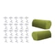 thumbnail image 1 of de 2 de reposabrazos de muebles de sofá de franela 20 pasadores giratorios Verde, 1 of 9