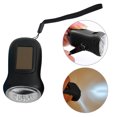 thumbnail image 4 of Lampara Manivela Solar Dynamo Antorcha Lámpara Exterior Emergencia LED Linterna (Negro) Likrtyny Lámpara, 4 of 8