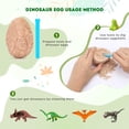 thumbnail image 3 of Desenterrar huevos fósiles de dinosaurio, abrir 12 huevos únicos y descubrir 12 lindos dinosaurios, juguete de excavación de Pascua para niños de 3, 4, 5, 6, 7, 8, 9 a 12 años, regalo de tallo de cien, 3 of 7