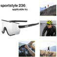 thumbnail image 5 of Uvex Unisex - Adults Sportstyle 236 Set Sports Eyewear - Black Matte/Silver - Anti-Fog & 100% UV Protection, 5 of 7