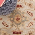 thumbnail image 6 of SAFAVIEH Anatolia Stewart Floral Area Rug, Ivory/Gold, 4' x 4' Round, 6 of 11