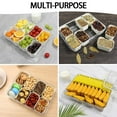 thumbnail image 4 of Divided Tray, Divided Serving Tray with Handle, 8 Compartments Snack Box for Fruit, Candy, Nuts, Cookies, Snacks, Party Favor, Wedding, Home Decor, 4 of 5