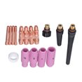thumbnail image 4 of Welding Torch Parts, Collets Body Welding Torch Accessories Professional 16 Pcs  For Replacement, 4 of 8