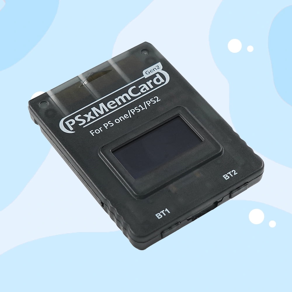 PSxMemCard Gen2 Memory Card for PS1 PS2 OS One Console with 8GB MicroSD Card