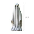 thumbnail image 4 of Cute Ghost Figurine Ornament Creative Craft Tabletop Statue for Balcony Garden Decorations, 4 of 4