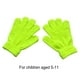 thumbnail image 4 of Sonducket 1 par de guantes para niños Exquisitos guantes para mantener el calor para niños Práctico accesorio de ropa simple con color sólido para ropa guantes y mitones Amarillo fluorescente Sonducket AP009501-10B, 4 of 6