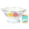 thumbnail image 7 of The Pioneer Woman Brilliant Blooms Enamel on Steel 5-Quart Colander, 7 of 7