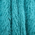 thumbnail image 2 of Homore Fashional Shaggy Faux Fur Throw Blanket for Kids and Adult, 60" x 80" , Blue, 2 of 7