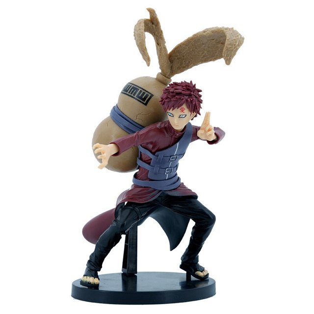 Estatua de Anime Naruto Gaara de 22CM, estatua de manipulación de arena, batalla Ver. Figura de colección de PVC, modelo de juguete Fivean Figuras de anime