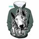 thumbnail image 2 of Nueva moda Bull Terrier 3D impreso hombres y mujeres sudaderas con capucha ropa casual perro Bull Terrier manga larga ropa de calle con capucha, 2 of 5