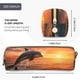 thumbnail image 3 of Balery Sunset Dancing Dolphin B Estuche de Lápices de Cuero Impreso, Estuche para Suministros de Arte, Estuche de Lápices con Cremallera, Estuche de Almacenamiento de Papelería, 3 of 7