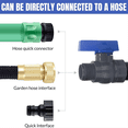 thumbnail image 1 of Rain Barrel Spigot Kit 2Pack 3/4inch GHT Garden Hose Shut Off Valve, 1 of 6