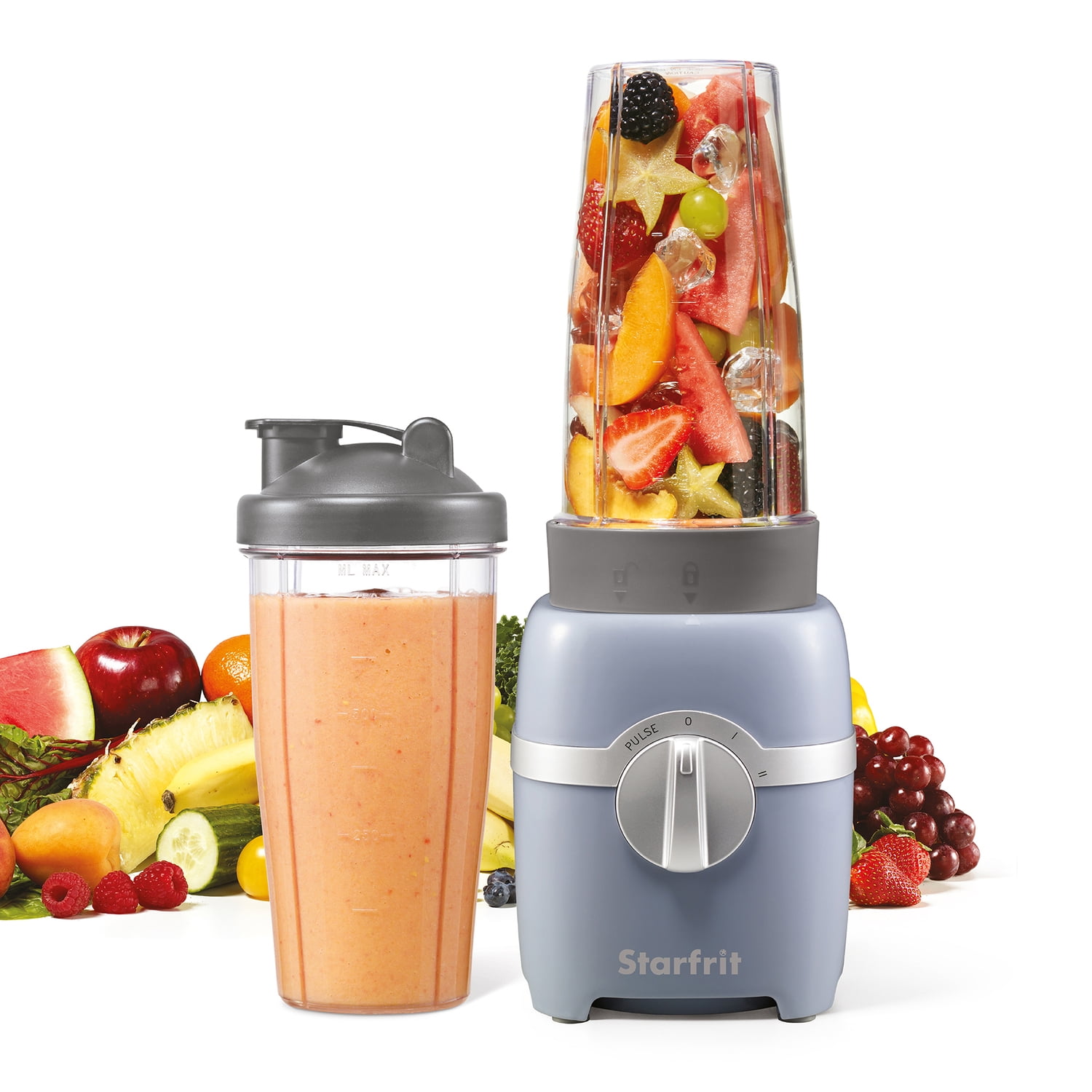 Starfrit 300-Watt 3-Speed Electric Personal Blender (Gray), 024325-003-0000