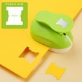 HAUSTGO File Tab Punch, AIF4 File Tab Puncher for Paper Crafts, File