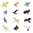 thumbnail image 3 of Figuras de acción de modelos animales, adornos, decoración del hogar, recuerdos de fiesta, material didáctico, regalos. Pájaro, 3 of 7