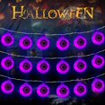 thumbnail image 2 of Halloween String Light LED Remote Control Eyeball Fairy Light with 8 Modes Battery Powered Waterproof for Garden Patio Yard Halloween Party, 2 of 10