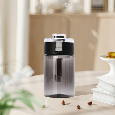 Nilvkv 350ml Leakproof Sports Water Bottle with Handle for Gym Fitness Yoga Exercise and Outdoor Activities Portable Hydration Container