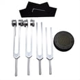 thumbnail image 2 of Tuning Forks for Healing Set 128Hz, 136Hz, 256Hz, 384Hz & Hockey Puck Activator for Healing,Sound Therapy,Keep Body, 2 of 7