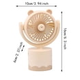 thumbnail image 3 of Miniventilador portátil de mano con alimentación USB recargable, diseño compacto, flujo de aire silencioso, agarre ergonómico para uso en exteriores, viajes, oficina y interiores., 3 of 6