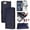 Blue, variant on Flip case for GANGXUN iPhone 8/7/6 Wallet Case with Kickstand, Card Slots, RFID Block, Cat Design